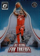 2017-18 Donruss Optic All Clear For Takeoff Silver Holo #7 DeMar DeRozan