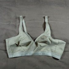 Cacique Full Coverage Unlined Cotton Wireless Bra Light Beige Size 44C