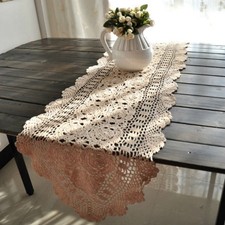 Crochet Table Runners Vintage Hand Crocheted Table Runners Table Covers