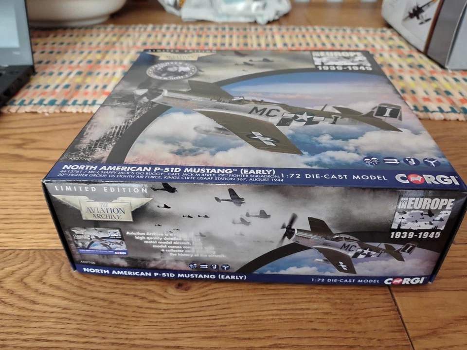 Corgi Aviation Archive NA P-51D Mustang #44 1376 “Happy Jack’s Go Buggy” AA27706 - Image 2 of 4