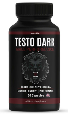 (1 Pack) Testo Dark Advanced Male Pills TestoDark Formula Supplement Capsules