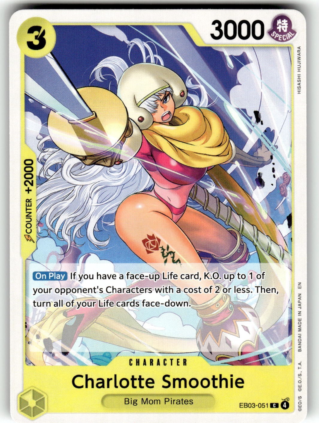 Extra Booster: One Piece Heroines Edition Card EB03-051 Charlotte Smoothie