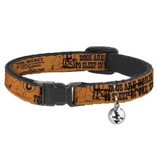 Peanuts Worldwide LLC Cat Collar, Breakaway Collar with Bell, Snoopy Poses and Q