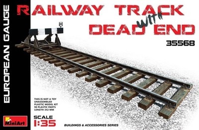 Mini Art 35568 1:35 Eisenbahn Gleis & Sackgasse European Gauge