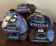 Lot Of 8 Skeins Mary Maxim Prism Yarn Lakesid...