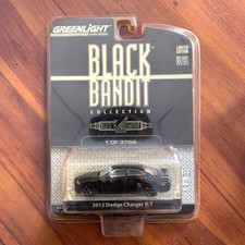 Greenlight 1/64 Black Bandit 2012 Dodge Charger R/T Limited Edition 1 OF 3756