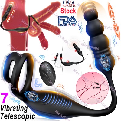 Vibrating Dildo Anal G-Spot Vibrator Male Prostate Massager Ring Sex Toy For Men | eBay Vibrating Dildo Anal G-Spot Vibrator Male Prostate Massager Ring Sex Toy For Men | eBay