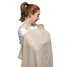 Nilsa 5-in-1 Muslin Nursing Cover up for Breastfeeding  Baby Car Seat Cover ...