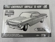 124 Vintage1961 Chevrolet Impala Ss 409 Diecast Kit Red Colour New In Box 124 Vintage1961 Chevrolet Impala Ss 409 Diecast Kit Red Colour New In Box