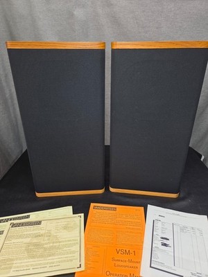 Pair of Vandersteen VSM-1 Audio Loud Speakers VSM VIDEO DEMO!    