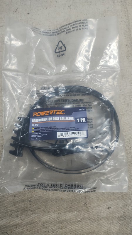 NEW POWERTEC 71734 Band Clamp for Dust Collector 14-1/2 Inch