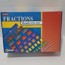 Lakeshore Fractions Hands-On Kit GG904 Math Toy Ages 6 2012