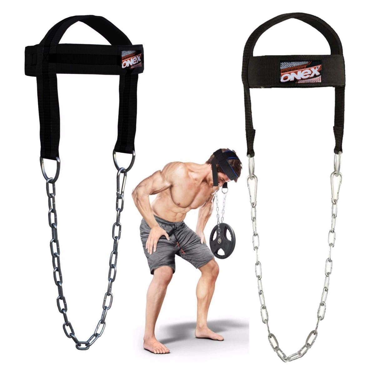 Head Harness Weight Lifting Gym Neck strength Exercise Dipping