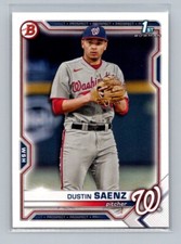 2021 Bowman Draft #BD-14 Dustin Saenz 1st bowman