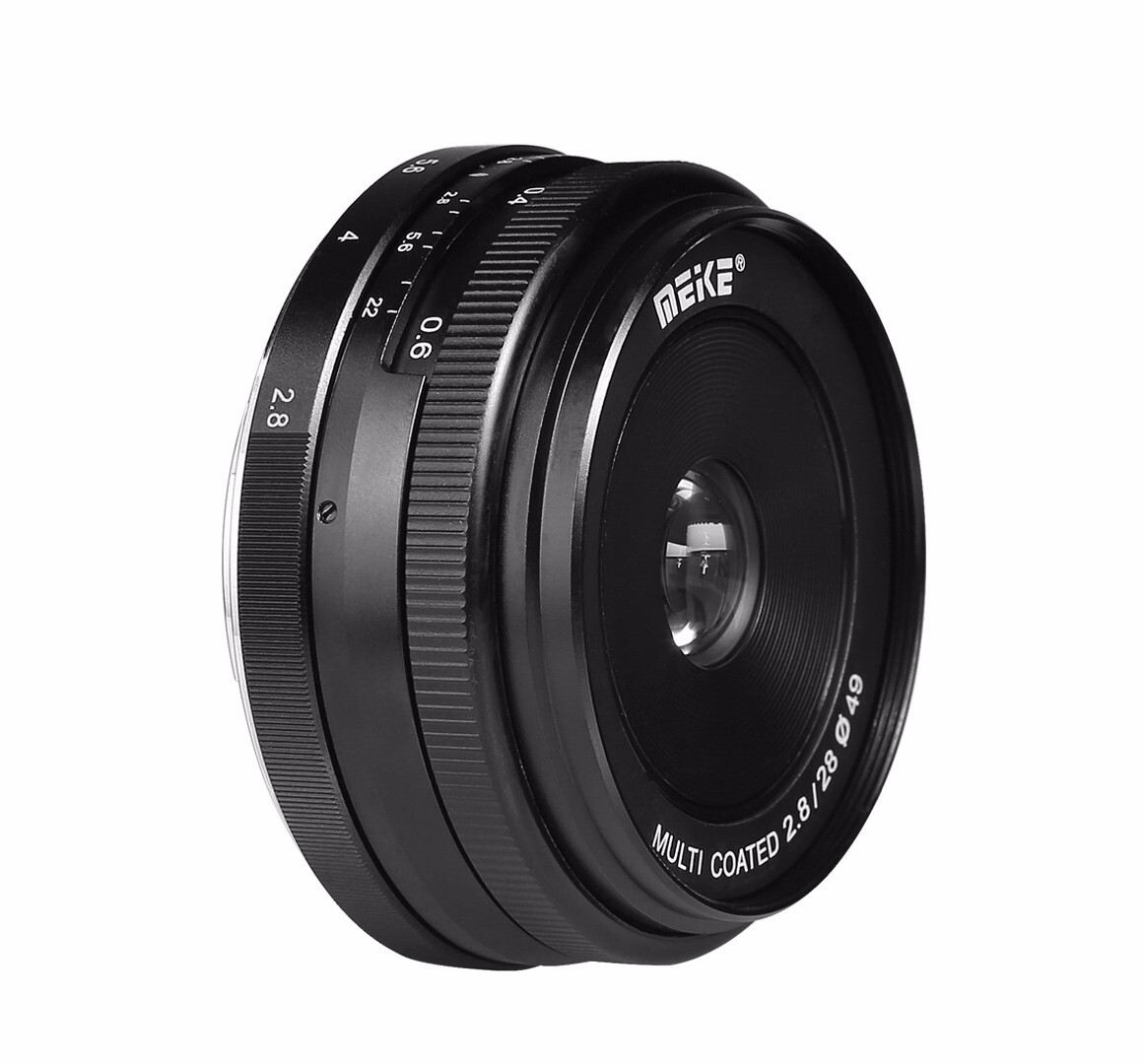 Meike 28mm f2.8 APS-C Large Aperture Manual Focus LensFor