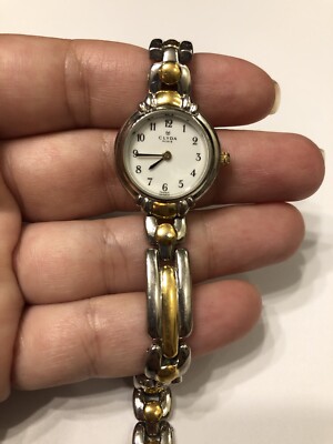 Vintage CLYDA Paris Plated Gold Quartz Elegant Women's watch New