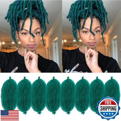 Springy Afro Twist Hair 8 Packs Marley Twist Braiding Hair Pre Separated Spri