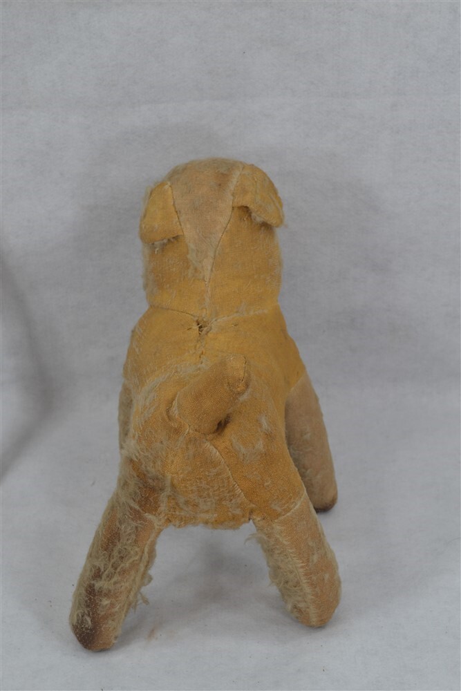 ぬいぐるみ antique dog doll Vintage 1950s Plush Stuffed Dog Orange ALLIED DOLL Picture Book