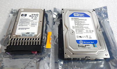 WESTERN DIGITAL WD1600AAJS / HP EH0072FAWJA HDD QTY-2
