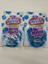 America’s Original Dubble Bubble Gum Balls - Blue Razz Berry 4 Oz (2 Packs)