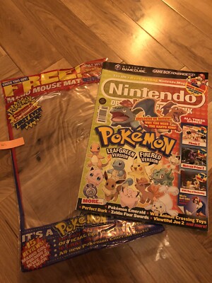Issue 145 Nintendo Official Magazine 2004 w/ Original Sleeve, Pokémon Leaf Green