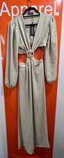 I Saw It First Ring Detail, Cut Out Jumpsuit, Stone, Size 10/M, BNWT, B76,13760