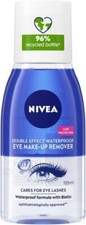 NIVEA Double Effect Waterproof Eye Make-Up Remover 125 ml Daily Use Face Cleanse