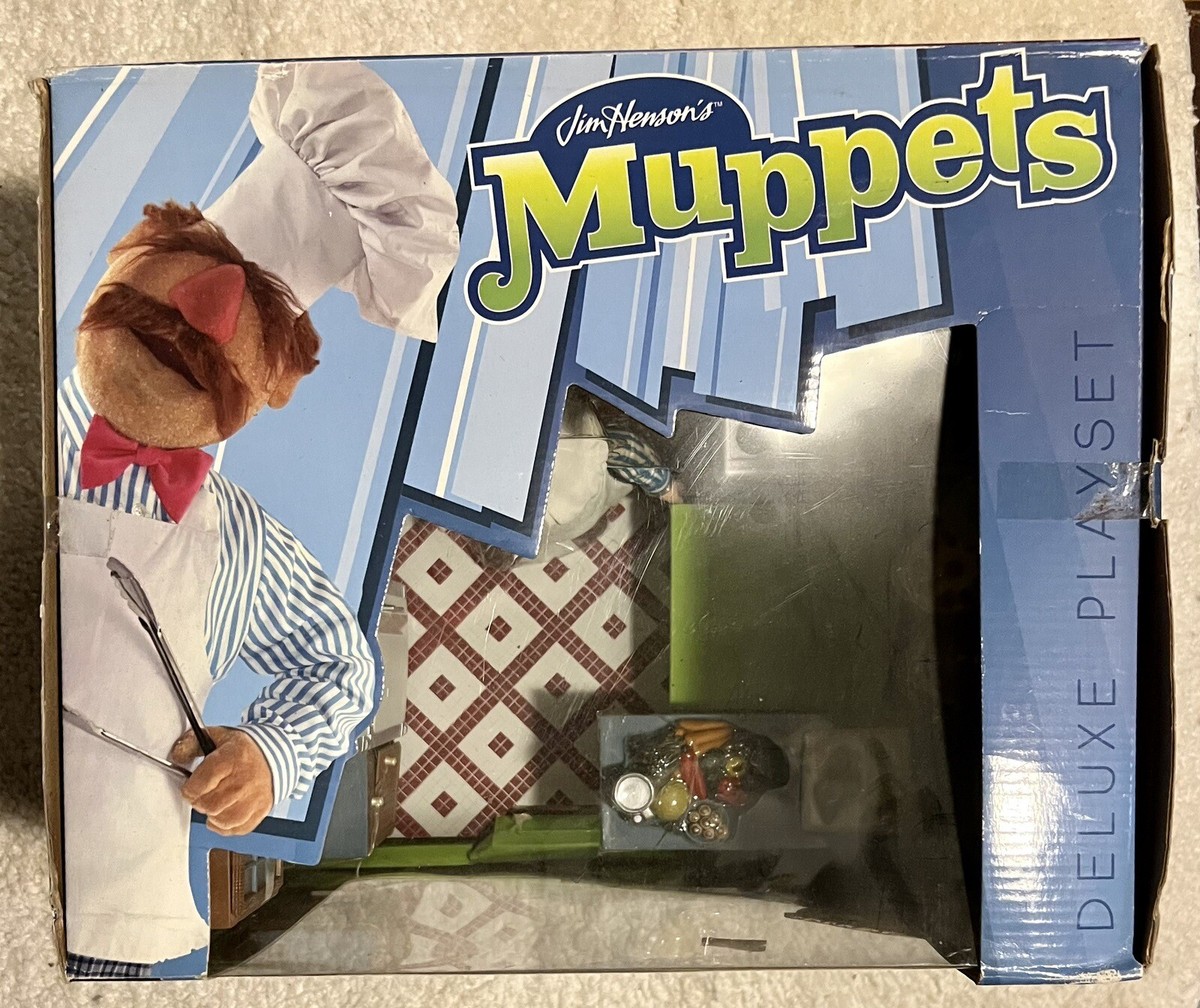THE MUPPETS CHEF SWEDISH KITCHEN DELUXE PLAYSET JIM HENSON NIB