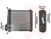 VAN Wezel WäRmetauscher Innenraumheizung FüR Volvo V70 I C70 Cabriolet 59006085