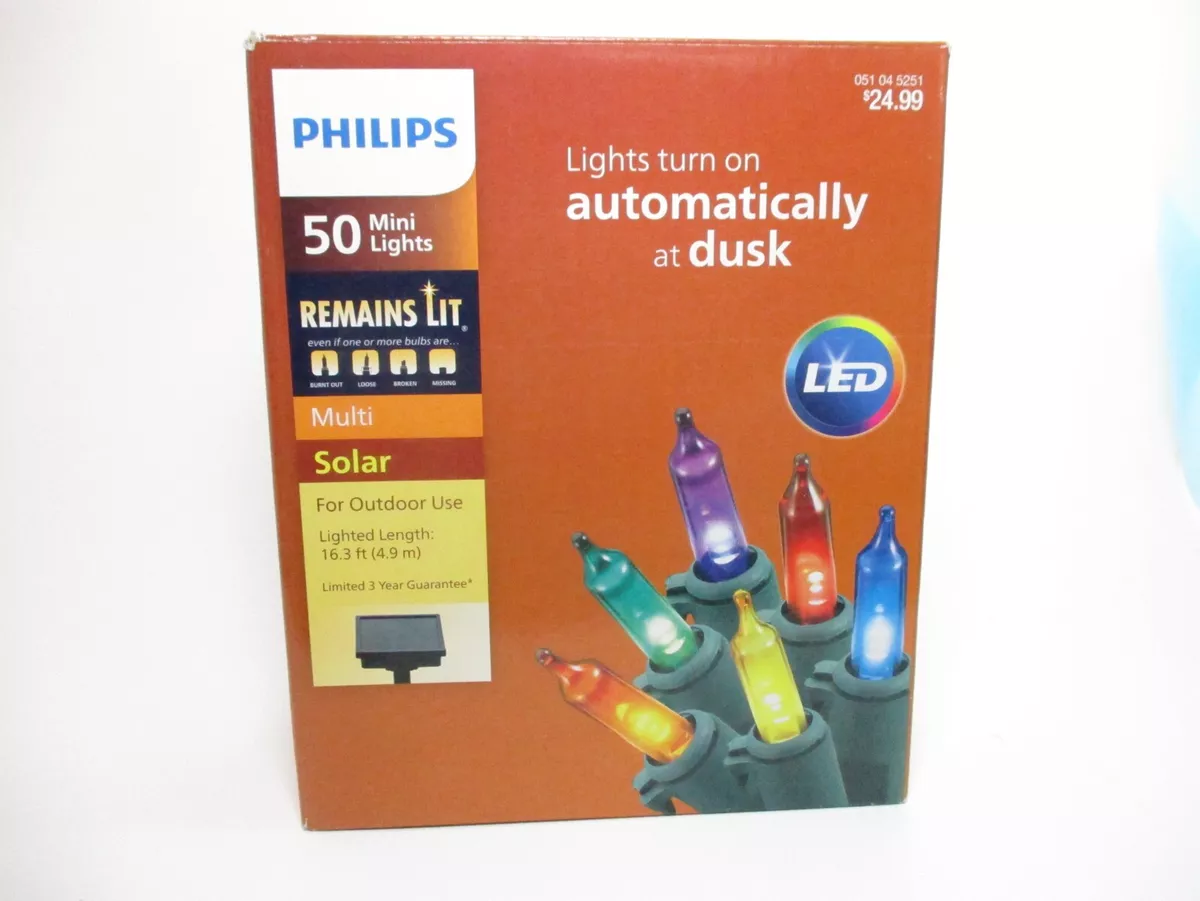Philips solar sales candy cane lights