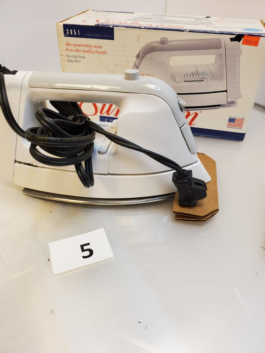 Hammer Iron 6本セット Sunbeam Steam Dry Iron Auto Shut-Off Variable Steam Settings