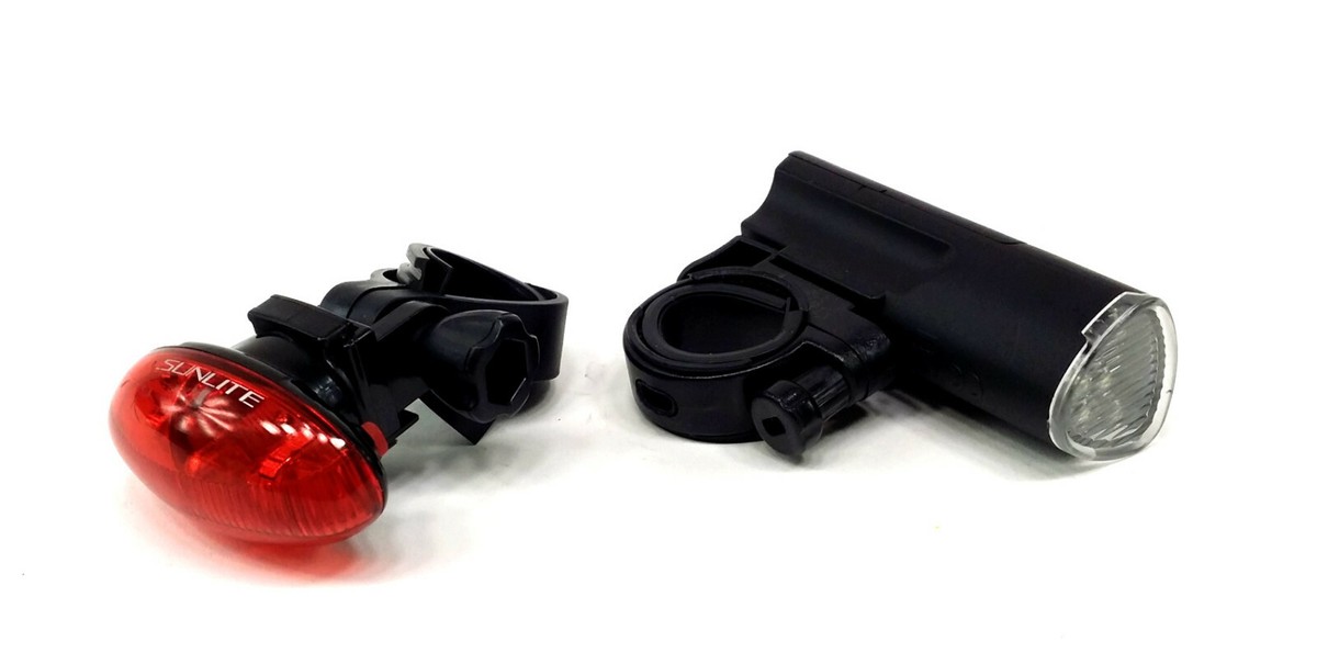 Sunlite HL-L535/TL-L420 Front and Rear Bicycle Lights Combo