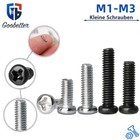 kleine Micro Schrauben Linsenkopfschrauben M1.2 M1.4 M1.6 M2 M2.5 M3 für Brillen