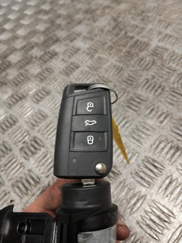 SKODA FABIA TSI DSG IGNITION BARREL AND KEY 1K0905851 2021-2024 - Picture 15 of 21
