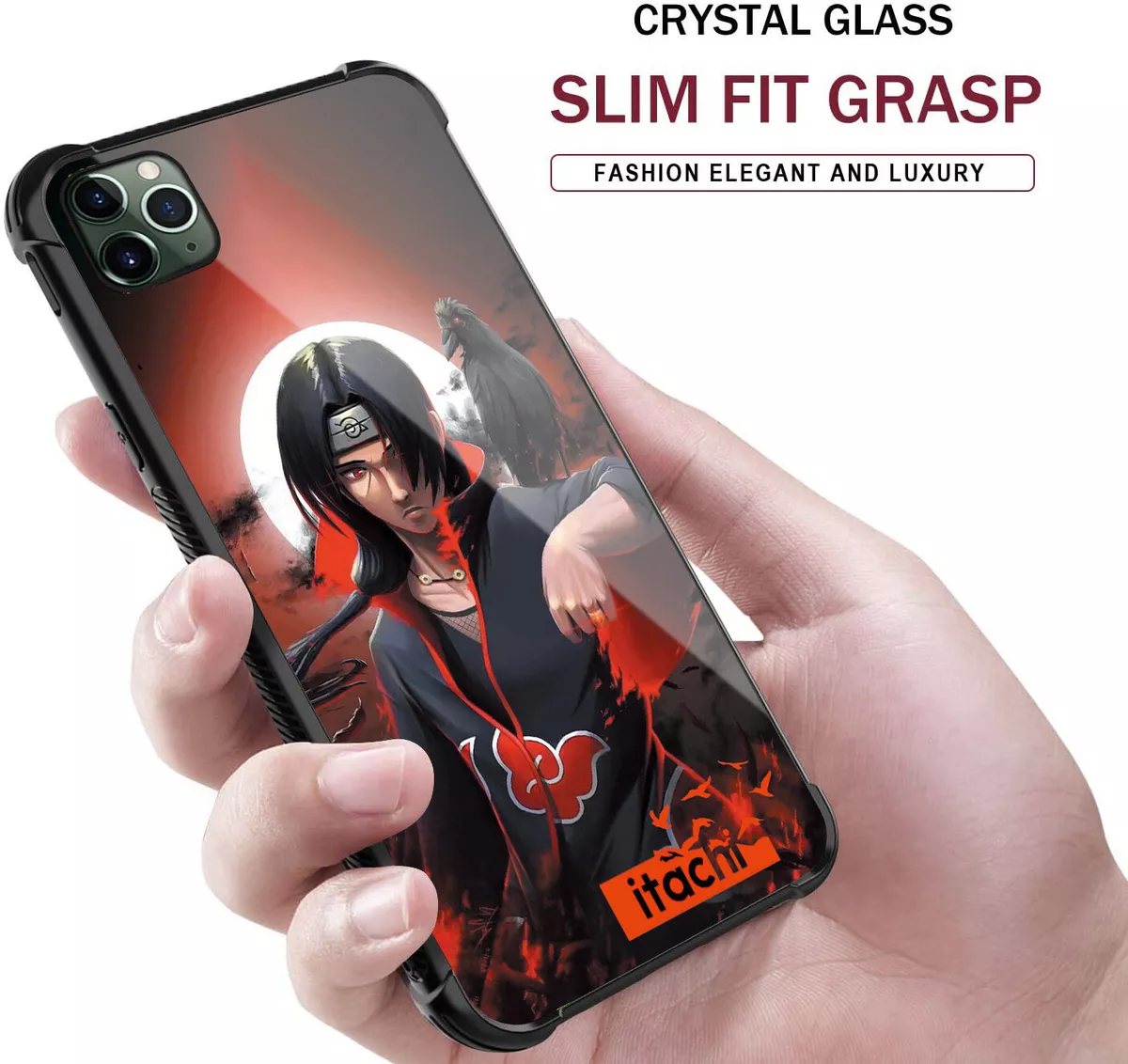 Capa Anime Naruto Uchiha Madara Itachi para iPhone 11 Pro Max 12