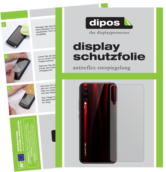 2X Schutzfolie FüR Umidigi X RüCkseite Matt Displayschutzfolie Display Schutz-image