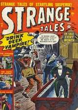 Strange Tales 09 Comic Book Cover Art Giclee Reproduction on Canvas