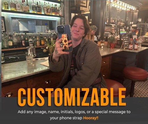 Universal Phone Grip Straps for Secure Handling | Reversible - 第 26/49 張圖片