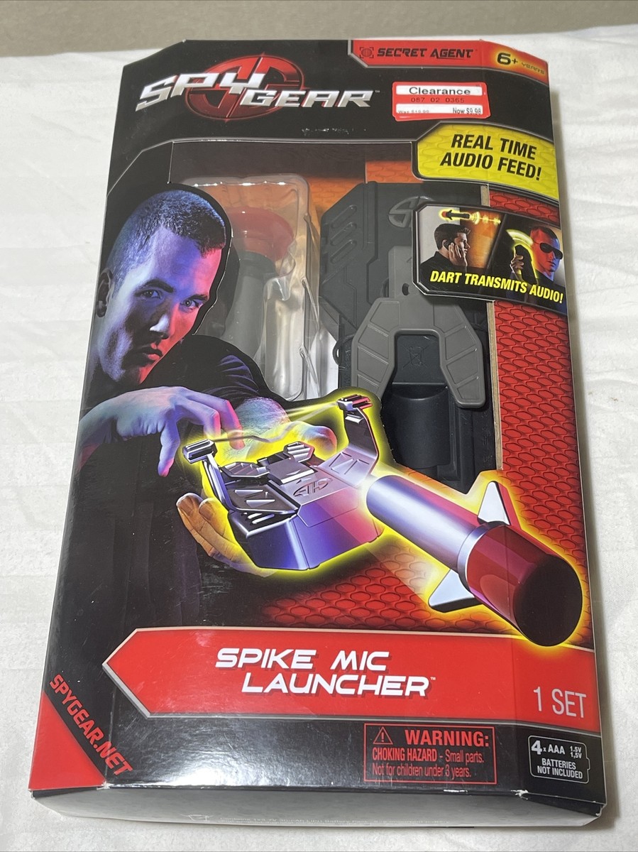 ☆機動捜査隊☆サイレンアンプ◉ドライバーユニット◉マイク（ハンガー付）一式セット Spy Gear Secret Agent Spike Mic Launcher Dart Transmits Audio Real