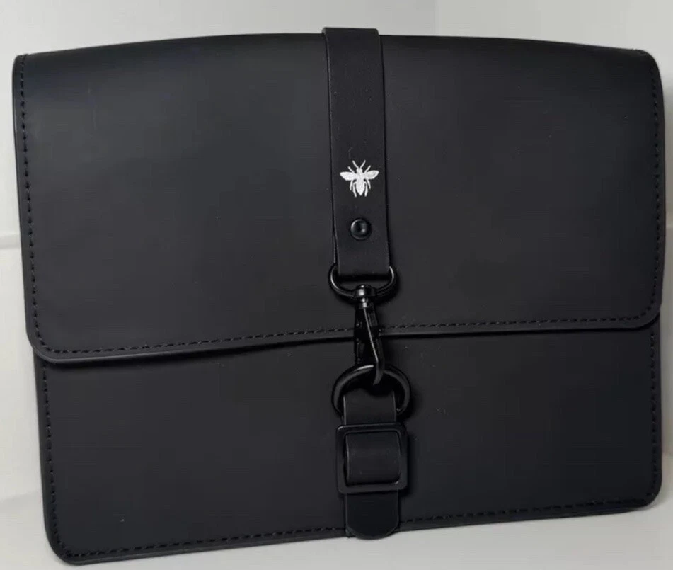 Pochette embrayage noire Dior Homme nouveauté abeille rare