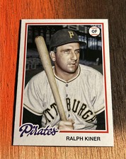 2022 Topps Archives RALPH KINER PIRATES #104