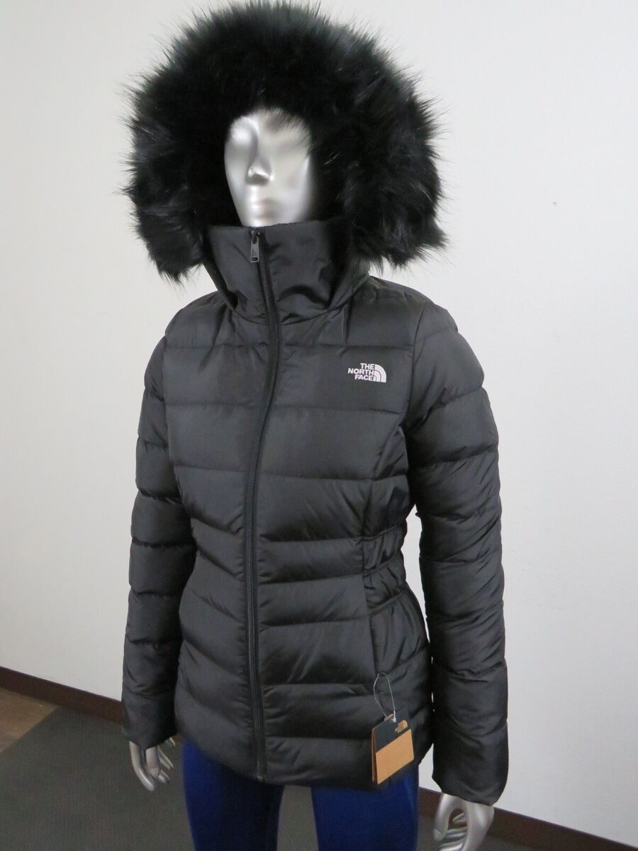 NWT Womens The North Face TNF Gotham Jacket II 550-Down Winter Jacket - B/W