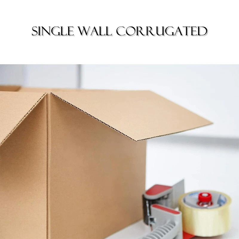 12 x 9 x 6 Corrugated Box, 10-50 pcs | Shipping, Home or Commercial Storage Box - Image 3 of 4
