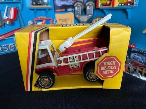 Figura Pompiere In Piedi Verniciato Ricambio Per Camion Dei Pompieri Vintage Hubley
