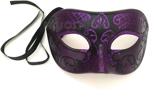 Mens Masquerade Ball Mask Cosplay Mardi Gras Prom Dance Birthday Bachelor Party - Picture 16 of 46