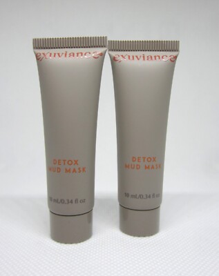 Lot (2) Exuviance Detox Mud Mask travel mini 0.34 oz.