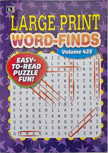 Kappa Large Print Word-Finds Puzzle Books, Largest Selection of Volumes. U-PICK! - Imagen 12 de 176