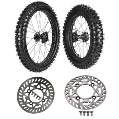 70/100-19 90/100-16 Wheel Rim Tire Disc Rotor for 125cc Pit Dirt Bike Apollo SSR