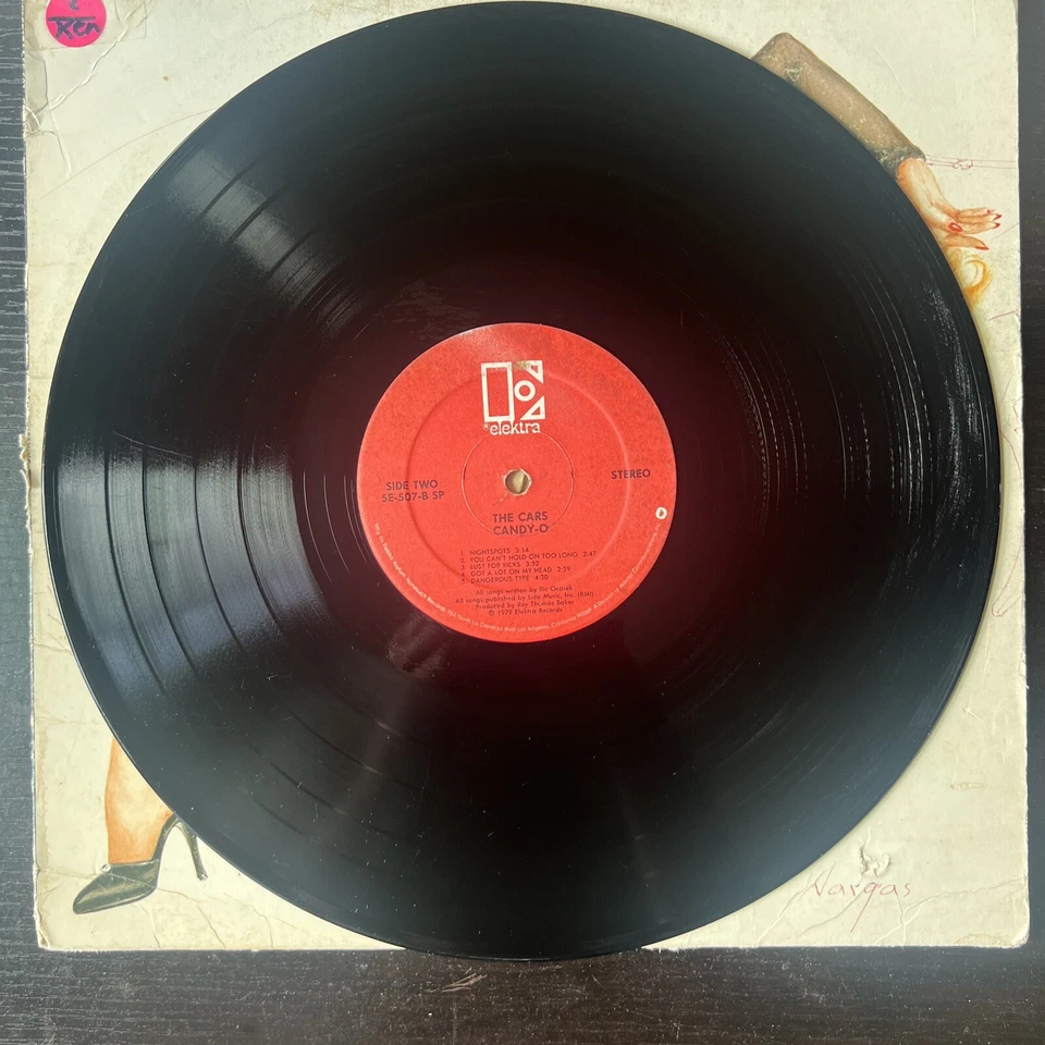 The Cars Candy-O LP 1979 Elektra Foto 3 de 4