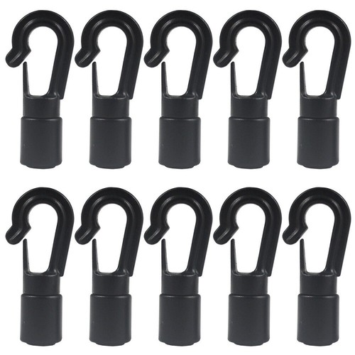 10 piezas Cuerda Amortiguador Correa Extremo Gancho Clip Kayak Canoa Fijación Accesorio - Imagen 1 de 5